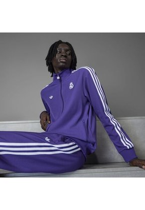 Chaqueta Adidas Hombre Real Madrid Terrace Icons - Morado