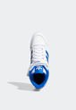 Tenis Lifestyle Blanco-Azul adidas Originals Forum Mid de adidas Originals