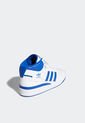 Tenis Lifestyle Blanco-Azul adidas Originals Forum Mid de adidas Originals