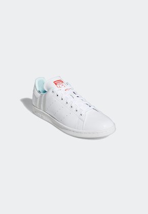 Tenis Lifestyle Blanco-Celeste-Gris adidas Originals Stan Smith