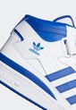 Tenis Lifestyle Blanco-Azul adidas Originals Forum Mid de adidas Originals