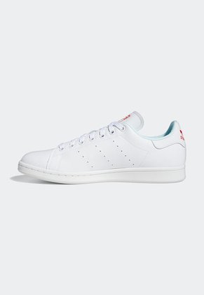 Tenis Lifestyle Blanco-Celeste-Gris adidas Originals Stan Smith