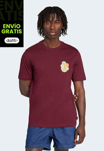 Camiseta adidas Originals Series Borgoña adidas Originals