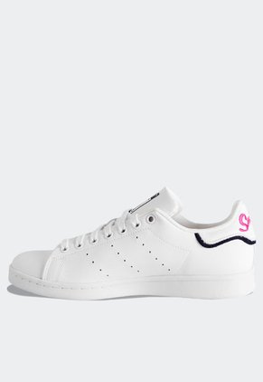 Tenis Lifestyle Blanco-Magenta-Negro adidas Originals Stan Smith