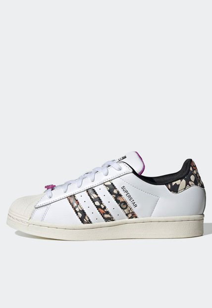 Tenis Lifestyle Blanco-Negro-Beige adidas Originals Superstar