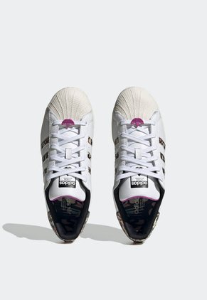 Tenis Lifestyle Blanco-Negro-Beige adidas Originals Superstar