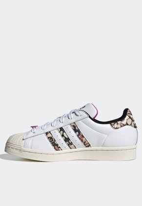 Tenis Lifestyle Blanco-Negro-Beige adidas Originals Superstar