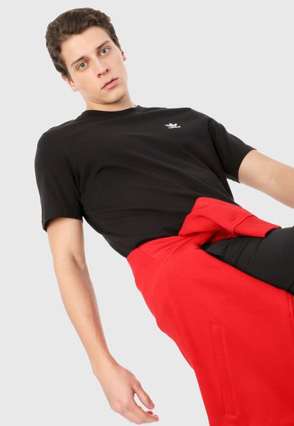 Camiseta Negro adidas Originals Essential Trifolio