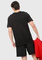 Camiseta Negro adidas Originals Essential Trifolio de adidas Originals