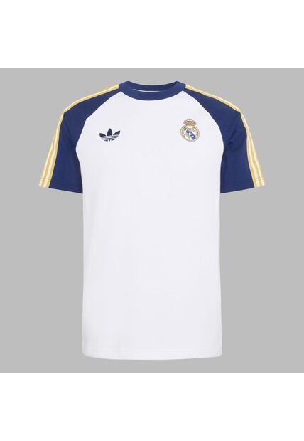 Camiseta Adidas Hombre Real Madrid Originals - Blanco