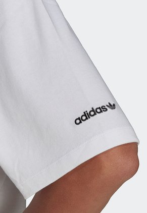 Camiseta Blanco-Gris adidas Originals Trifolio Adicolor