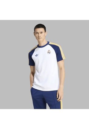 Camiseta Adidas Hombre Real Madrid Originals - Blanco