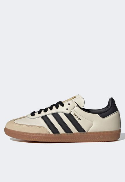 Tenis Lifestyle Beige-Negro adidas Originals Samba OG