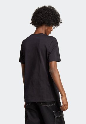 Camiseta Negro-Gris-Blanco adidas Originals Camo Lengüeta