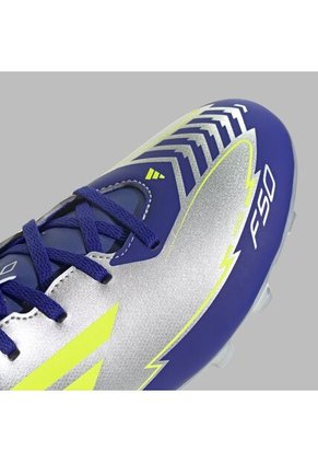 Guayos Adidas Hombre F50 Club FG/MG-Platiado-Azul