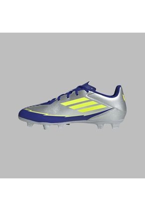 Guayos Adidas Hombre F50 Club FG/MG-Platiado-Azul