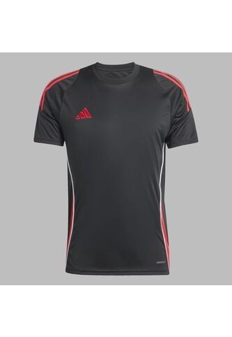 Camiseta Adidas Hombre Tiro 24-Negro-Rojo adidas Performance