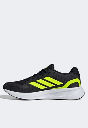 Tenis Running Negro-Blanco-Verde Claro adidas Performance Runfalcon 5