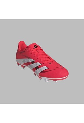 Guayos Adidas Hombre Predator Club FG/MG - Rojo-Blanco