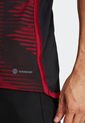 Camiseta Negro-Vinotinto-Dorado adidas Performance Visitante Alemania 2022 de adidas Performance