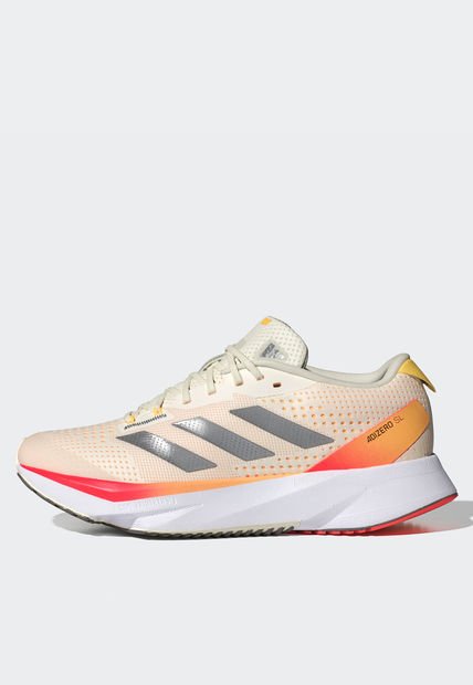 Tenis Running Marfil-Coral-Plateado adidas Performance Adizero SL