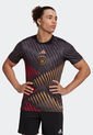 Camiseta Negro-Rojo-Dorado adidas Performance Germany Pre-Match de adidas Performance