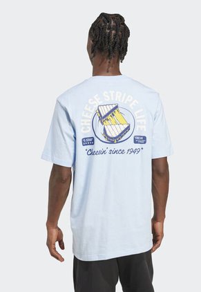 Camiseta adidas Sportswear Graphic Food Grilled Cheese Azul