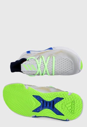 Tenis Running Gris-Blanco-Azul adidas Originals Edge xt summer. rdy