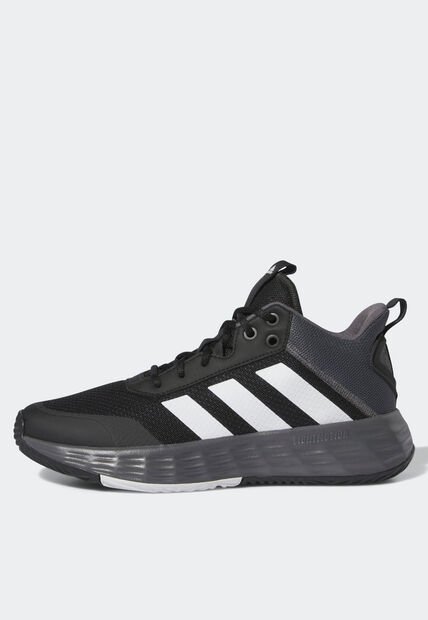 Tenis Basketball Negro-Blanco-Gris adidas Performance Ownthegame