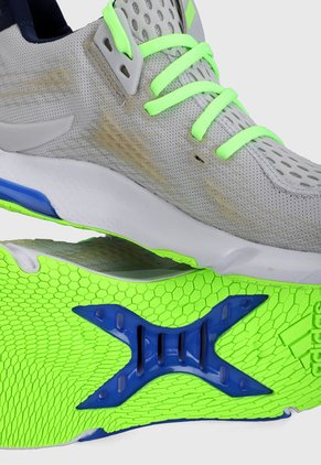 Tenis Running Gris-Blanco-Azul adidas Originals Edge xt summer. rdy