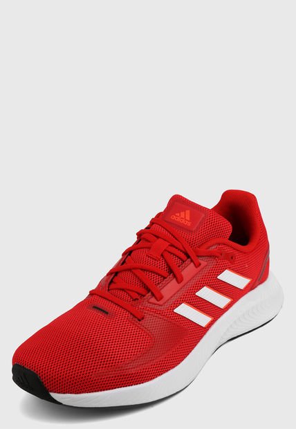Adidas Runfalcon Tenis Adidas En Rojo Zapatillas De Running Adidas