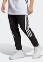 Pantalón Sudadera Negro-Blanco adidas Performance Future Icons 3 rayas de adidas Performance