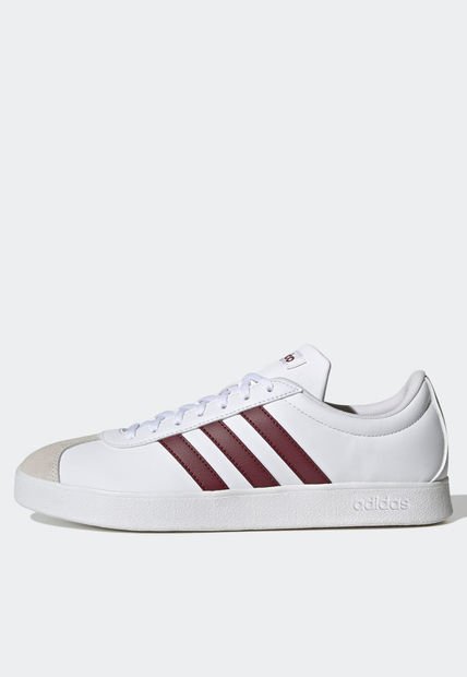 Tenis Lifestyle Blanco-Vino-Gris adidas Performance VL Court Base