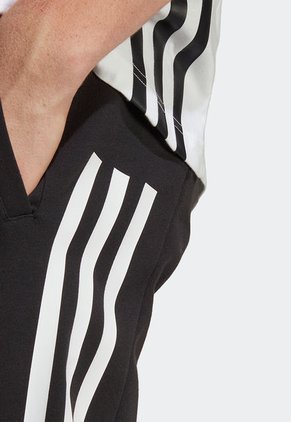 Pantalón Sudadera Negro-Blanco adidas Performance Future Icons 3 rayas