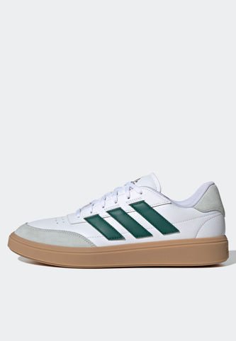 Tenis Lifestyle Blanco-Verde-Gris adidas Performance Courtblock adidas Performance