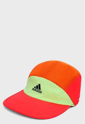 Gorra Verde-Naranja-Salmón adidas Performance Reflectiva Aeroready Cinco Paneles
