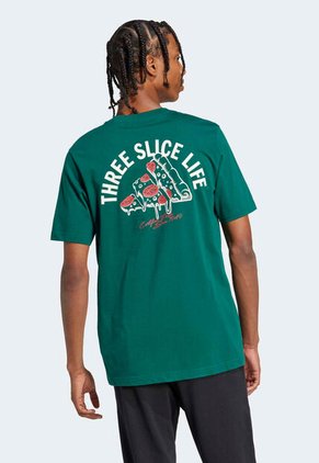 Camiseta adidas Sportswear Pizza Graphic Tee Verde