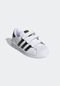 Tenis Lifestyle Blanco-Negro adidas Kids Superstar de adidas Performance