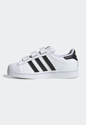 Tenis Lifestyle Blanco-Negro adidas Kids Superstar