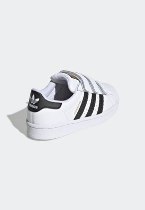 Tenis Lifestyle Blanco-Negro adidas Kids Superstar