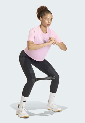 Camiseta adidas Performance Essentials Rosa