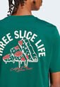 Camiseta adidas Sportswear Pizza Graphic Tee Verde de adidas Performance