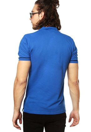 Camiseta Polo Azul Rey adidas Performance Tiro17 Co Polo