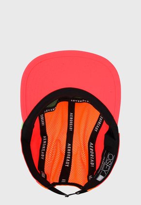 Gorra Verde-Naranja-Salmón adidas Performance Reflectiva Aeroready Cinco Paneles