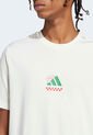 Camiseta adidas Sportswear Lounge Pizza Blanco de adidas Performance