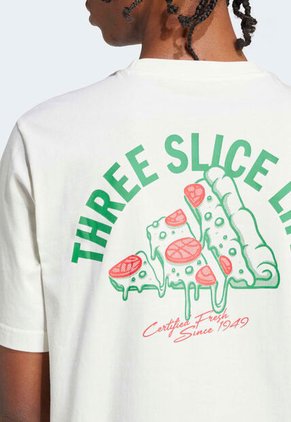 Camiseta adidas Sportswear Lounge Pizza Blanco