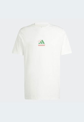 Camiseta adidas Sportswear Lounge Pizza Blanco