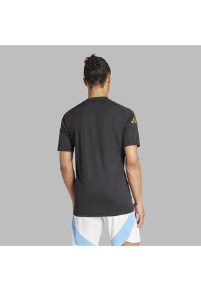 Camiseta Adidas Hombre Argentina Pre-Match-Negro-Azul