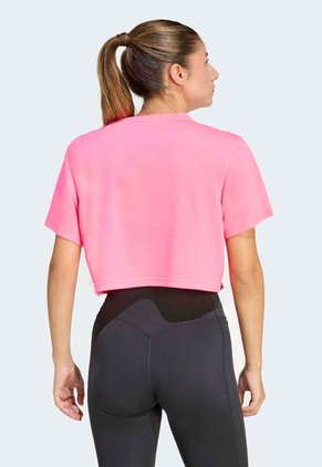 Camiseta adidas Performance Train Essentials Boxy Rosa