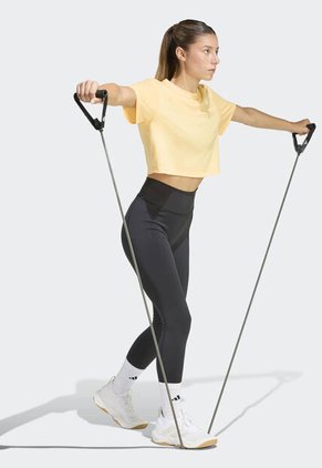 Camiseta adidas Performance Train Essentials Boxy Amarillo